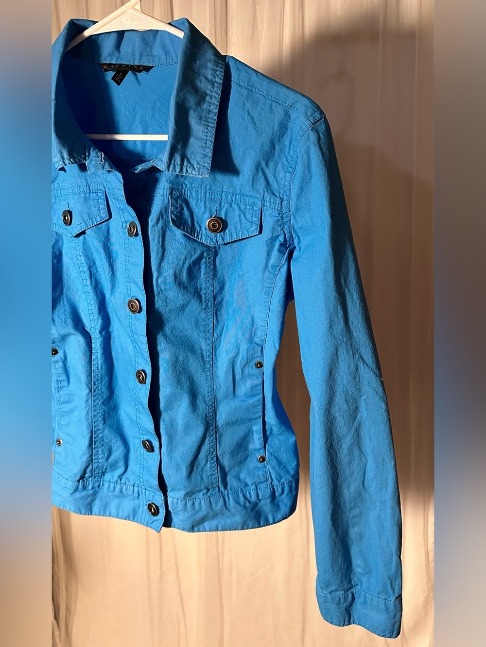 Women’s Baccini Vibrant Blue Cotton Jean Jacket
